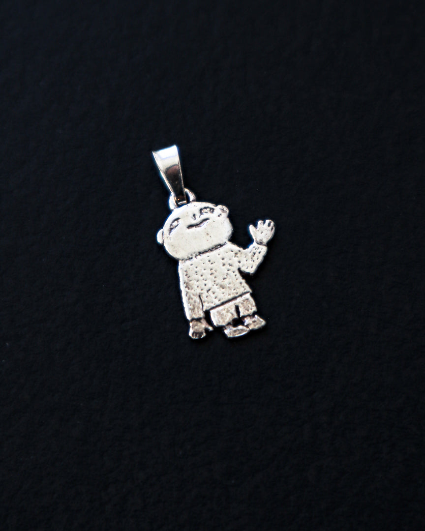 Alfie silver charm