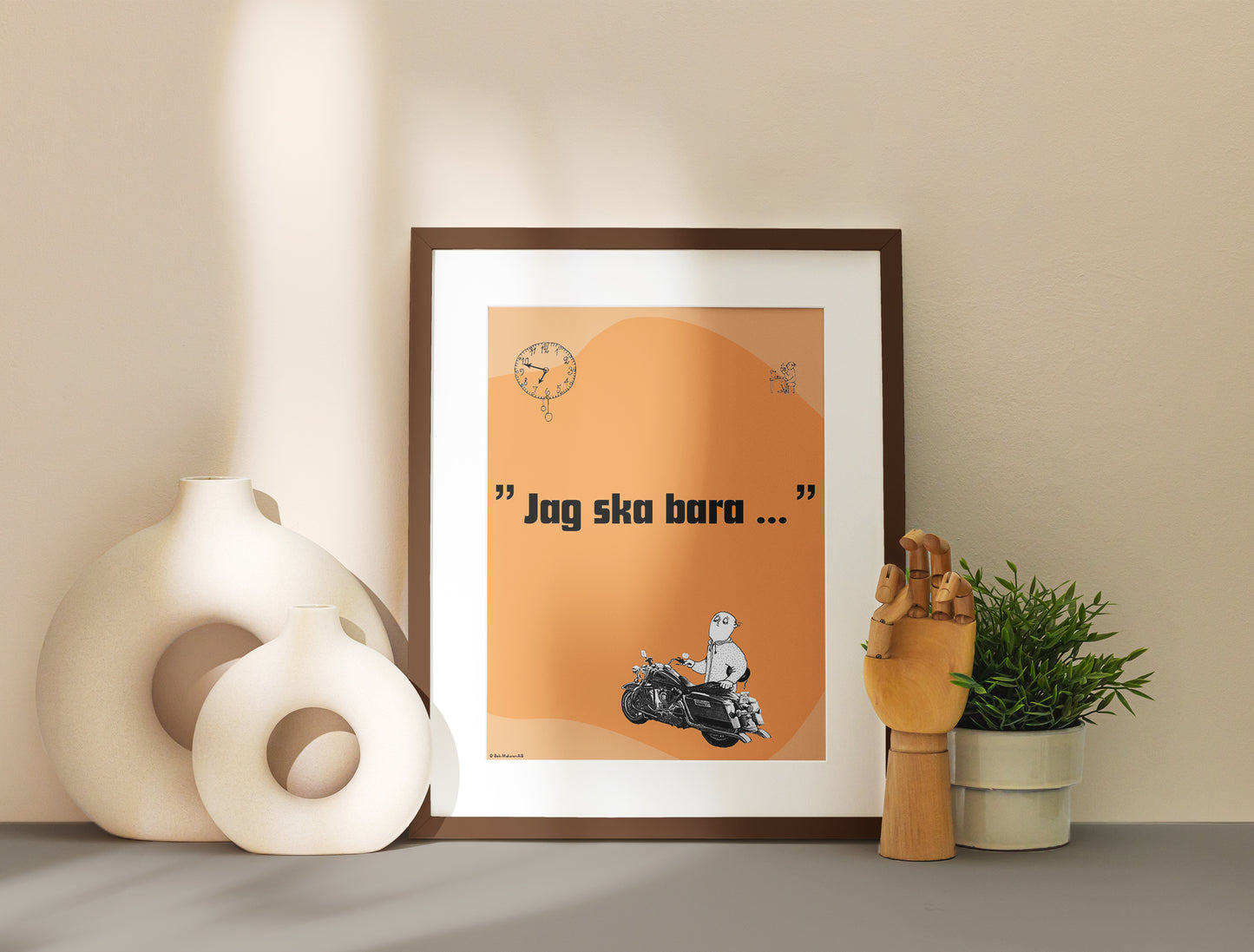 Alfons Åberg "Jag ska bara" poster