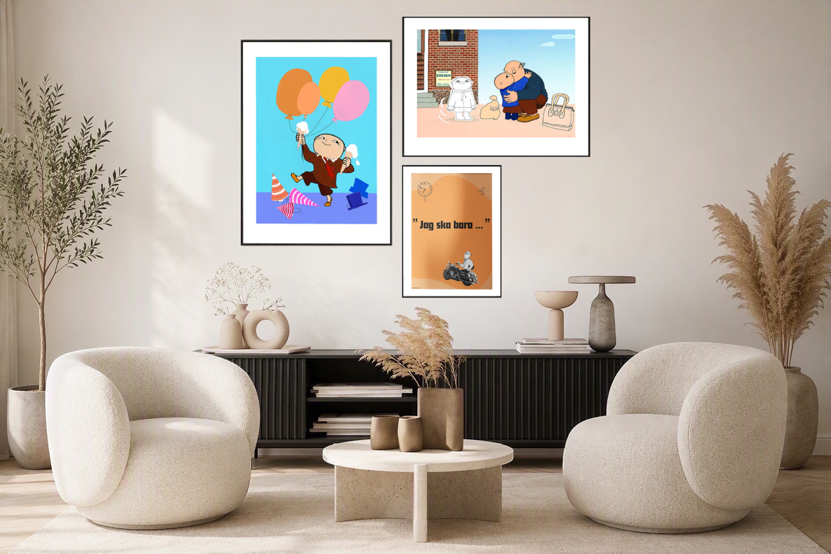 Alfons Åberg posters och litografier