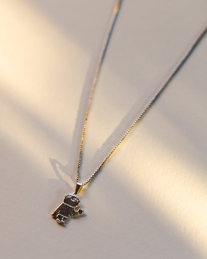 Alfie silver charm
