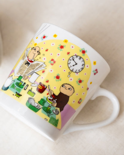 Porcelain Mug, Alfie & Dad