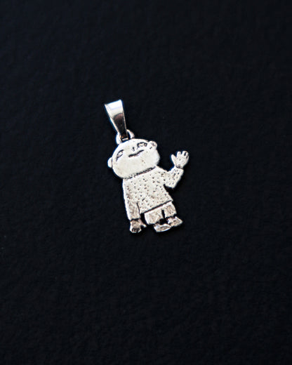 Alfie silver charm