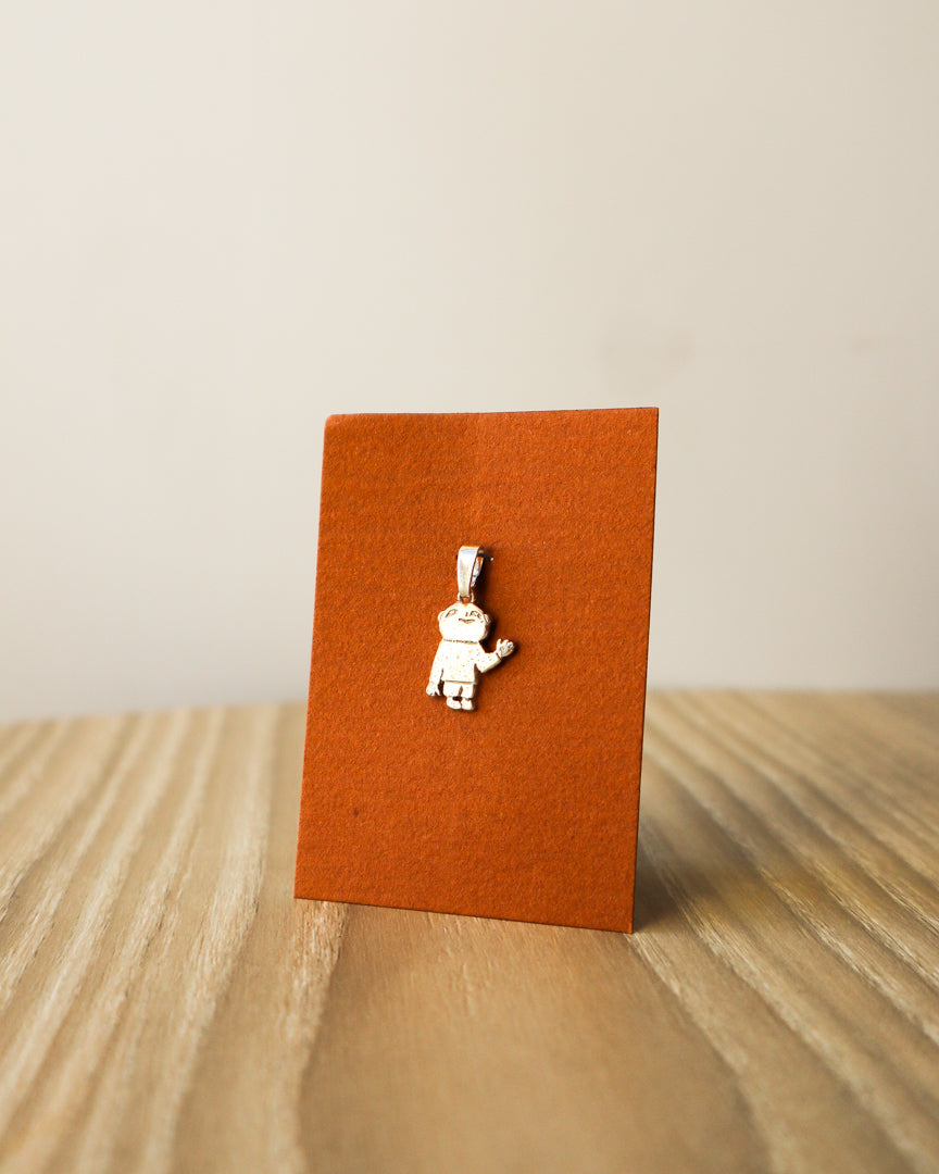 Alfie silver charm