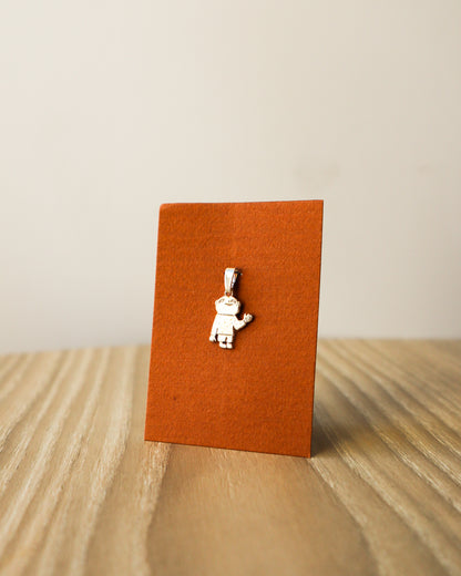 Alfie silver charm