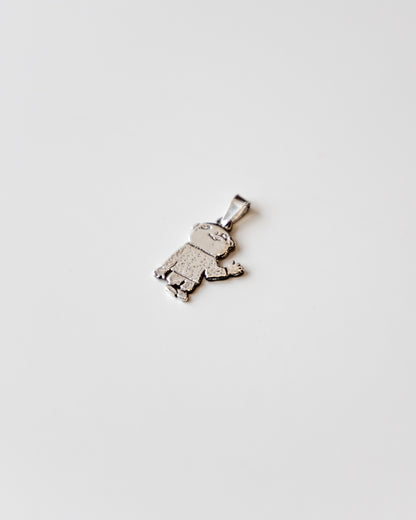 Alfie silver charm