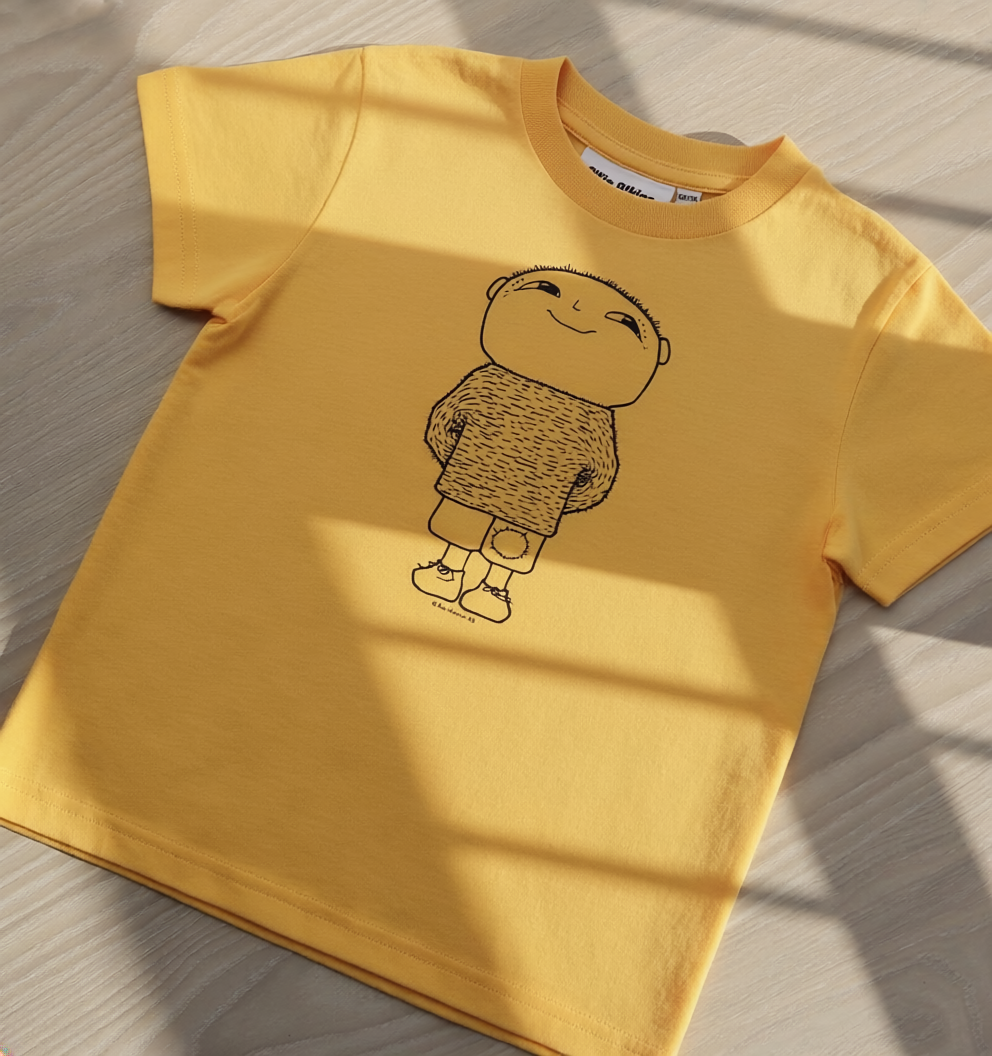 Yellow Alfie T-shirt 