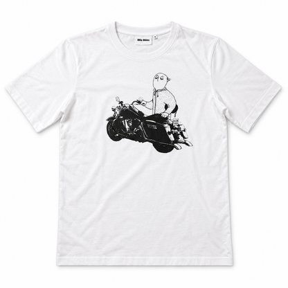 Pappa Åberg MC T-shirt Vuxen Vit