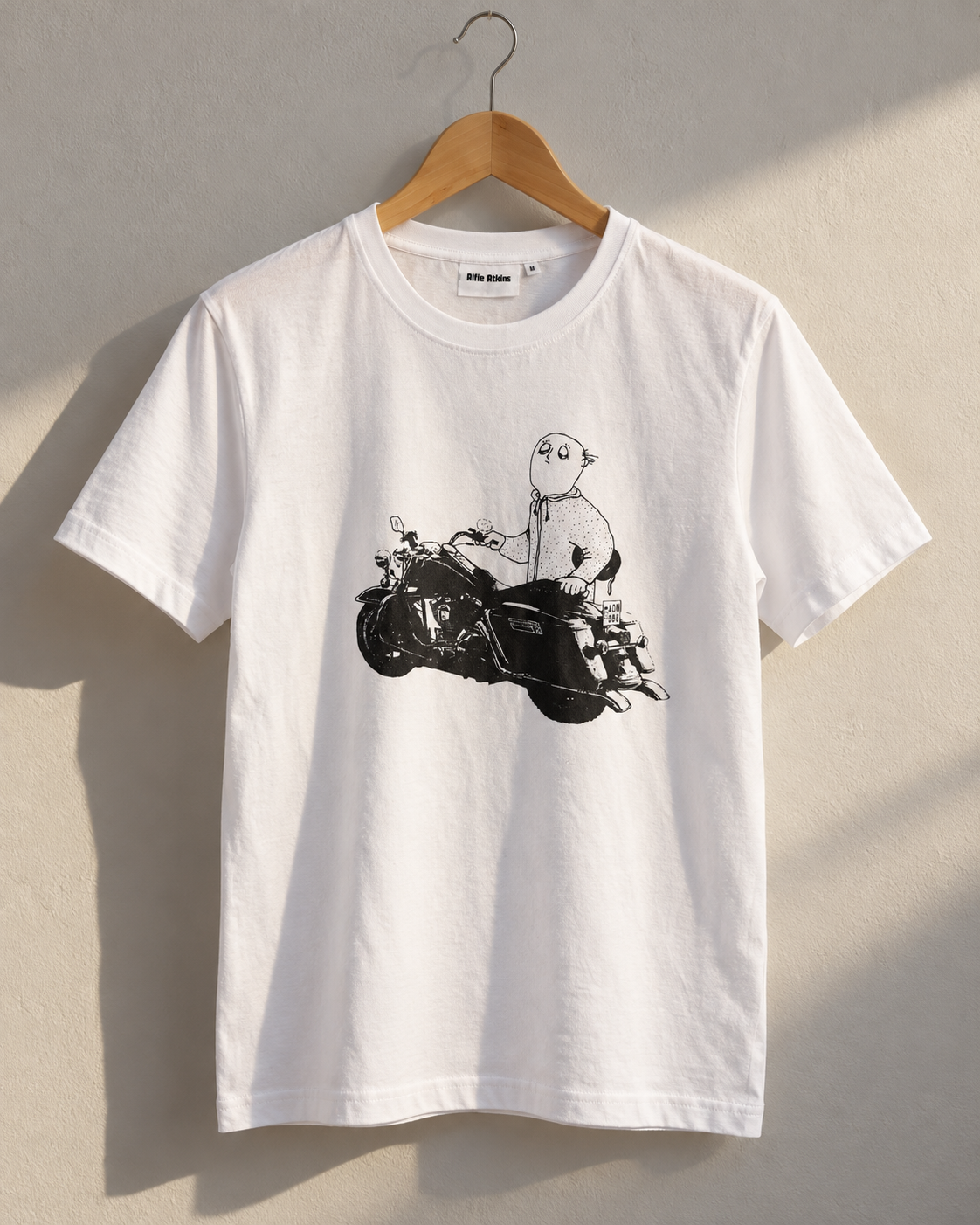 Alfons Åberg MC T-shirt Adult White