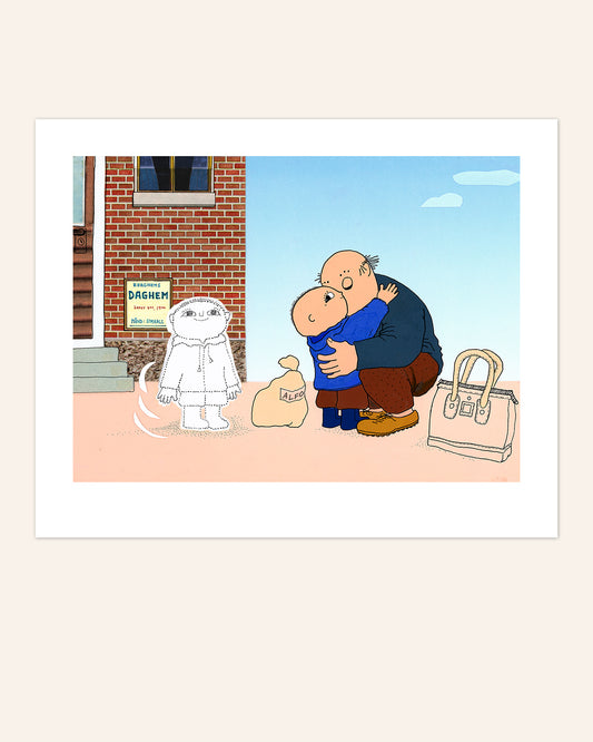 “Alfie Hugging” Poster