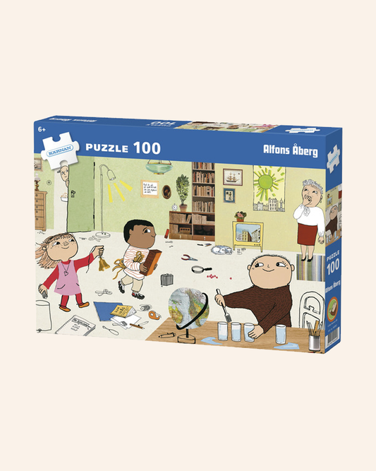 Alfie Atkins Invents Wooden Puzzle – 100 Pieces