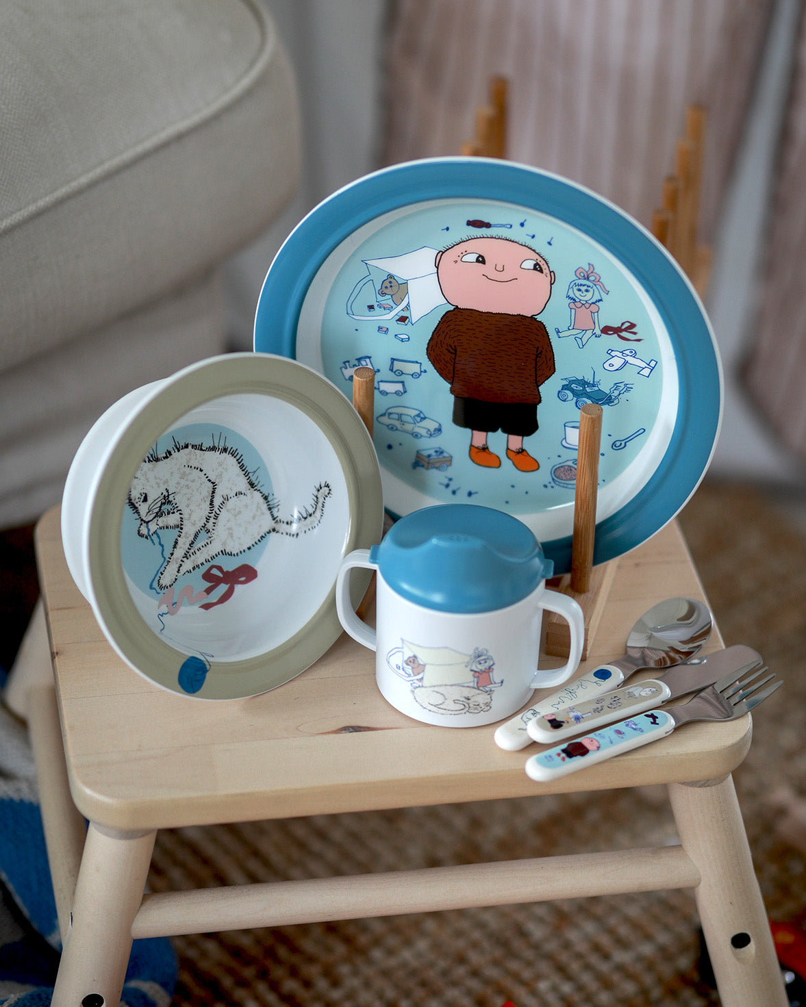 3‑piece children's dinner set