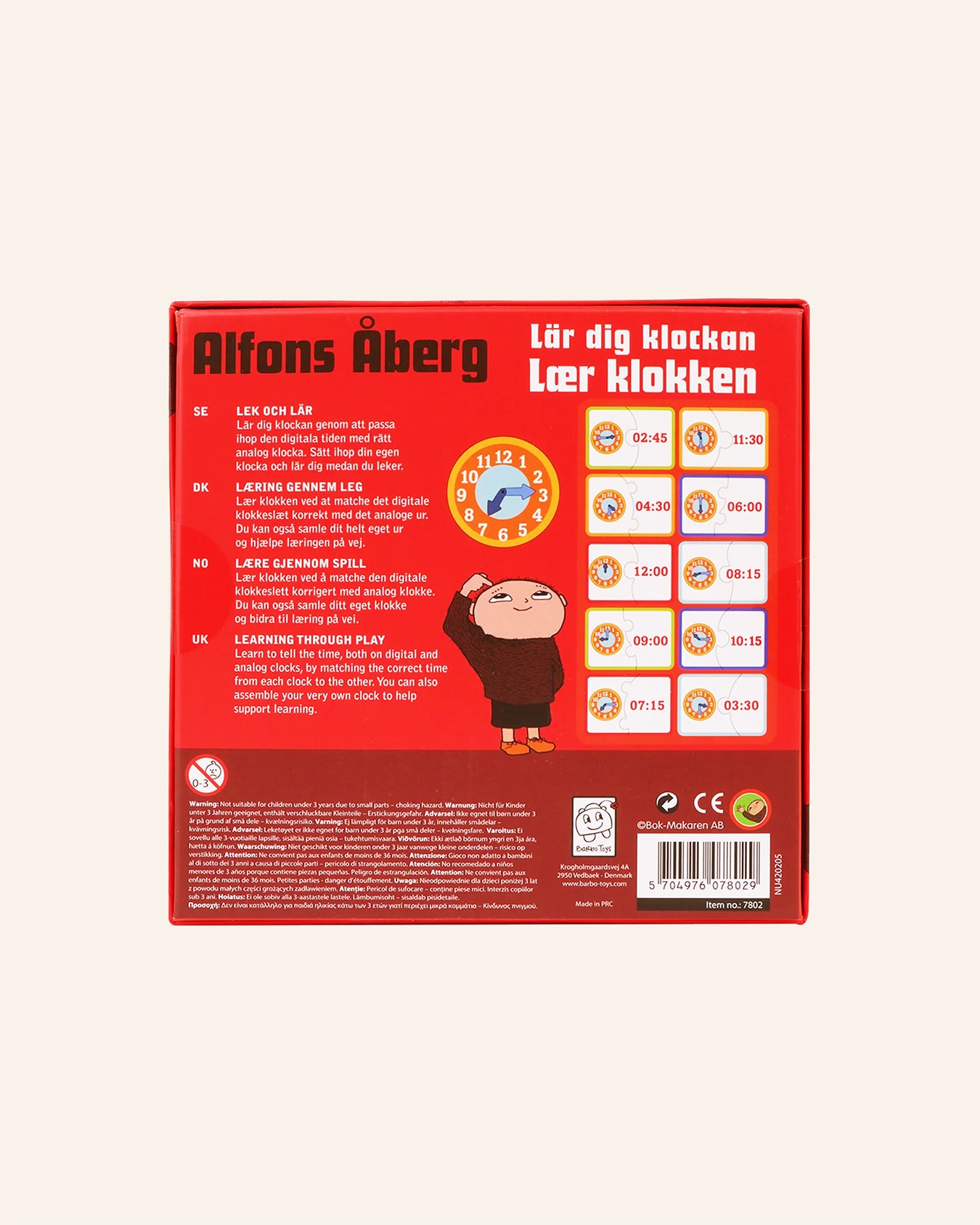 Alfie Atkins Tell the time