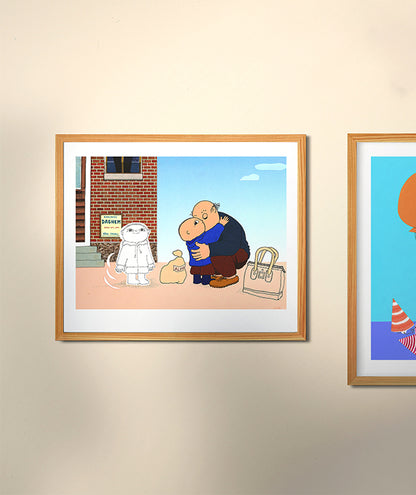 “Alfie Hugging” Poster