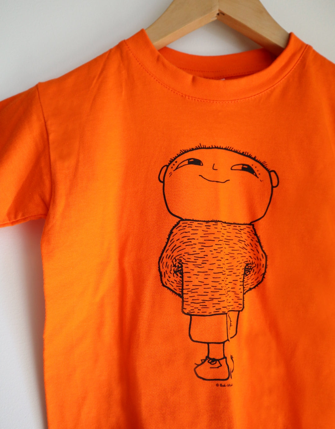 Alfons Åberg motiv på orange t-shirt barn