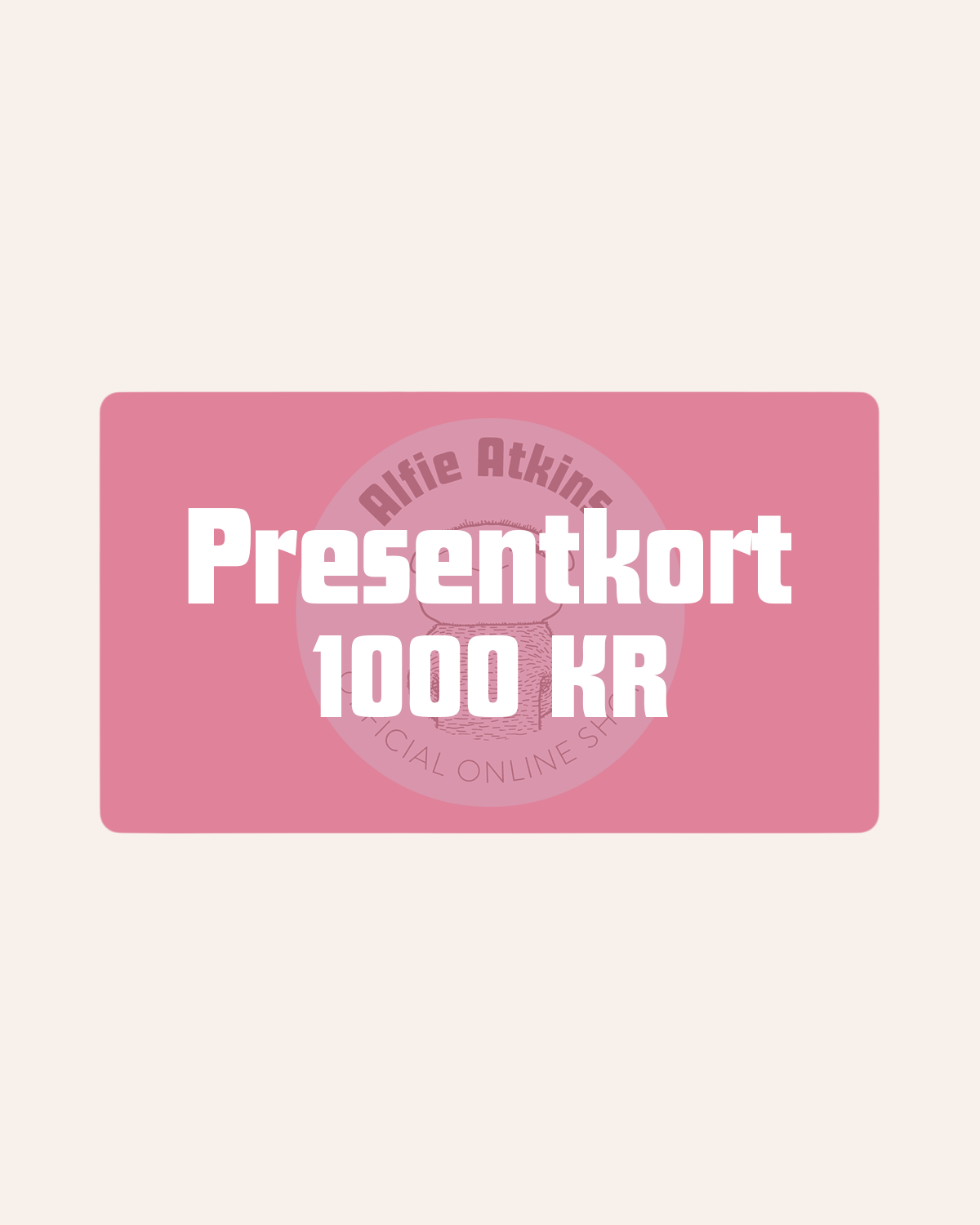 Digital Gift Card SEK 1000