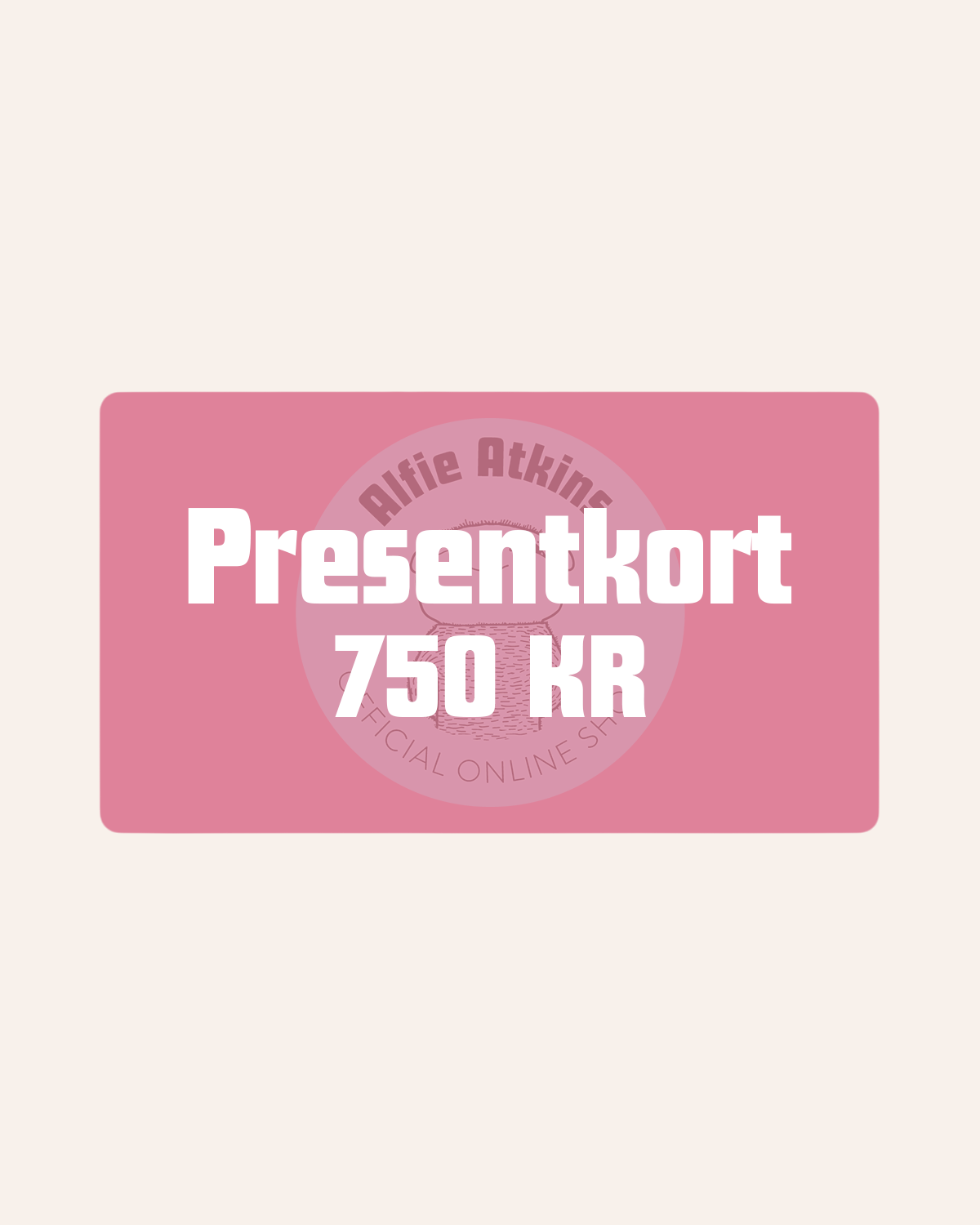Digital Gift Card SEK 750