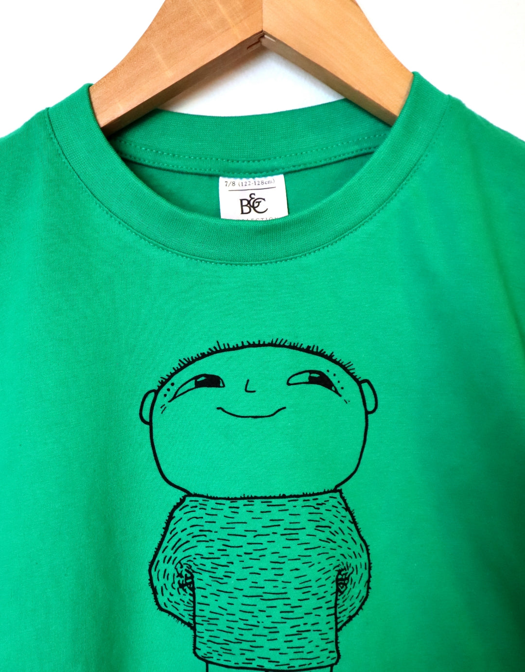 Alfons Åberg motiv på grön t-shirt barn