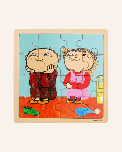 Wooden framed puzzle - Alfie and Milly