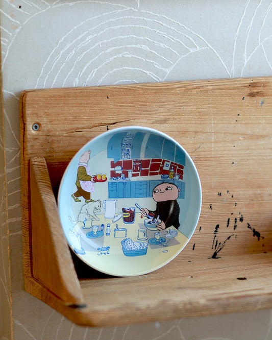 Stor skål med Alfons Åberg motiv