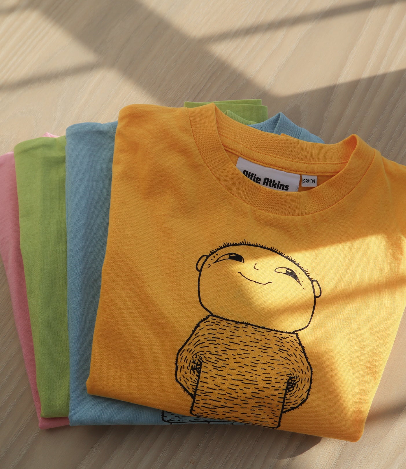 Yellow Alfie T-shirt 