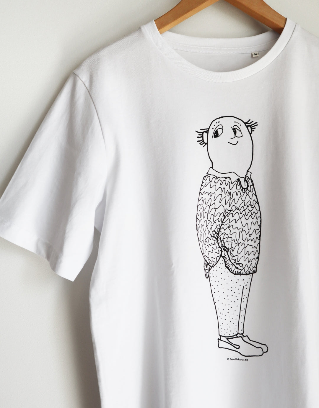 Pappa Åberg t-shirt vuxen vit